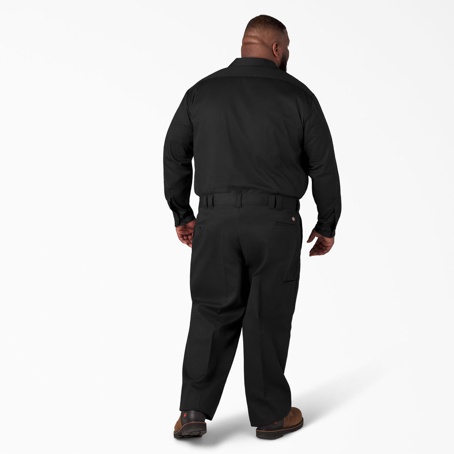 Twill Double Knee Work Pant 32L - Black