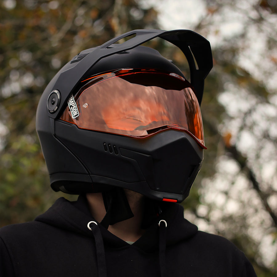 Simpson Journey/Xcursion Bandit Helmet - Exterior Shield